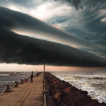 Vídeo impressionante mostra tsunami meteorológico em Laguna.