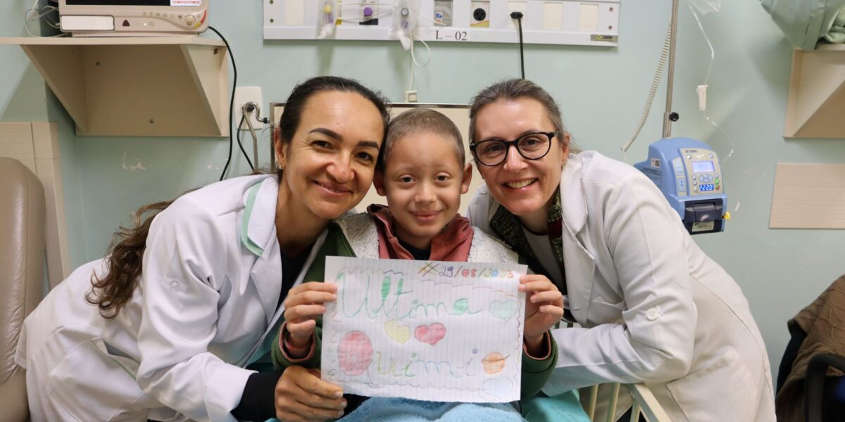 Paciente do Hospital Infantil Dr. Jeser Amarante Faria – Foto: Divulgação