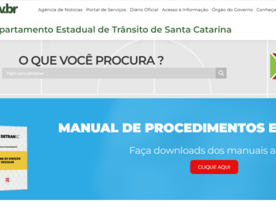 Manuais de procedimentos do Detran/SC garantem mais agilidade e eficiência.