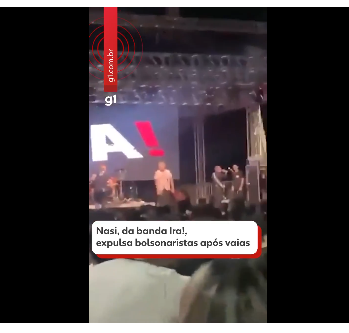 Manifestantes contra anistia do 8 de janeiro levam ao cancelamento de shows do Ira! em SC