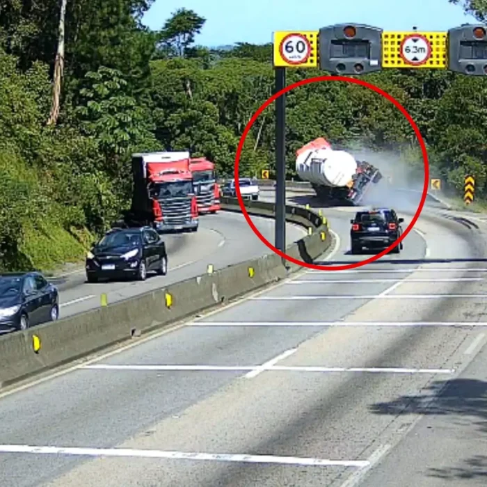 Novas Imagens Revelam Velocidade de Caminhão em Acidente na BR-101 em SC